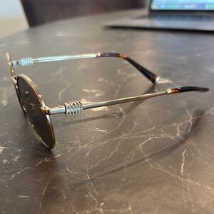Gold and Brown Sunglasses
